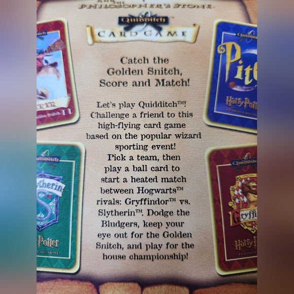 Harry Potter Quidditch Card Game - Picture 3 of 3